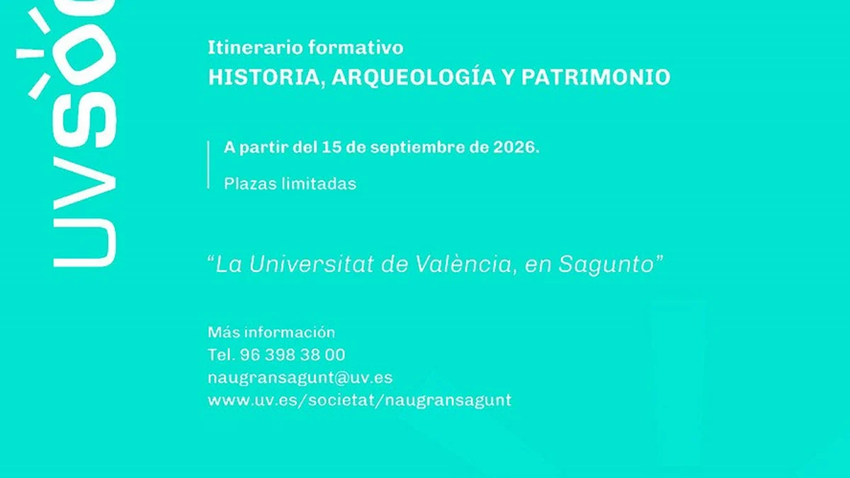 Cartel oficial de La Nau Gran en Sagunto para el curso 2026-2027