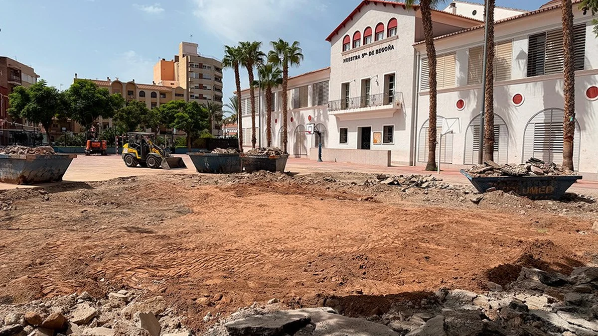 Obras municipales de mejora en un colegio público de Sagunto