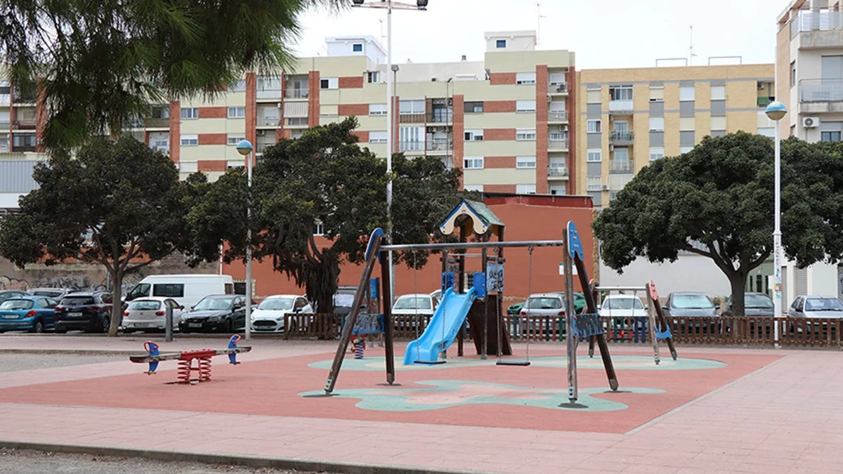 Plaza Padre Jaime de Puerto de Sagunto, donde se proyecta el parque inclusivo