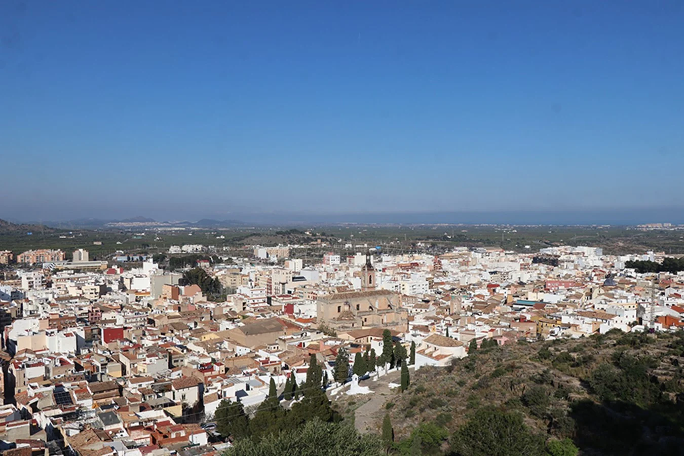 Vista aérea de Sagunto