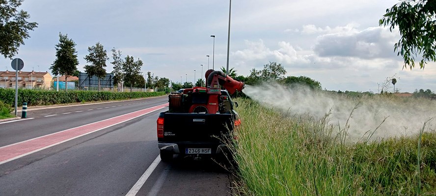 Trabajo oficial de control de mosquitos en Sagunto